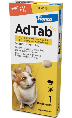 AdTab Cão 5,5 - 11 kg | 225 mg