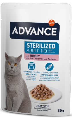 Advance Cat Sterilized Turkey | Wet (Saqueta)