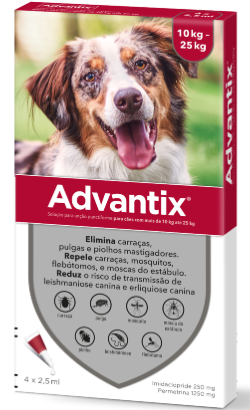 Advantix 250 Cão 10 - 25 Kg