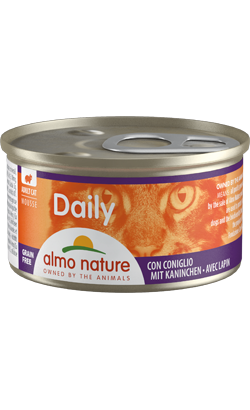 Almo Nature Cat Daily Mousse with Rabbit | Wet (Lata)