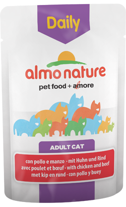 Almo Nature Cat Daily with Chicken and Beef | Wet (Saqueta)