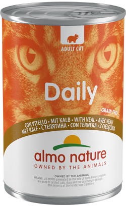 Almo Nature Cat Daily with Veal | Wet (Lata)