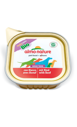 Almo Nature Dog DailyMenu Bio with Beef | Wet (Terrina) Almo Nature Dog DailyMenu Bio with Beef | Wet (Terrina)
