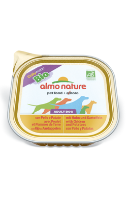 Almo Nature Dog DailyMenu Bio with Chicken and Potato | Wet (Terrina) Almo Nature Dog DailyMenu Bio with Chicken and Potato | Wet (Terrina)