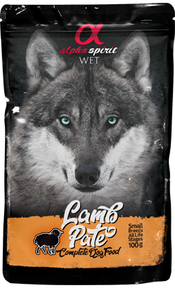 Alpha Spirit Dog Paté Cordeiro| Wet (Saqueta)