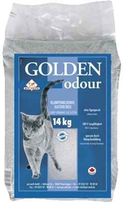 Areia para Gatos Auto Aglomerante Golden Odour Areia para Gatos Auto Aglomerante Golden Odour