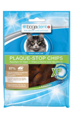 Biscoitos Bogadent Gato Plaque-Stop Chips Frango para Gatos Biscoitos Bogadent Gato Plaque-Stop Chips Frango para Gatos