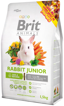 Ração para Roedores Brit Animals Rabbit Junior