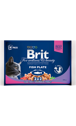 Brit Premium by Nature Cat Multipack Wet | Fish Plate (Saqueta)