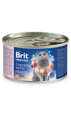 Brit Premium by Nature Cat Chicken with Hearts | Wet (Lata)