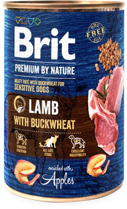 Brit Blue Nature Dog Lamb with Buckwheat | Wet (Lata)