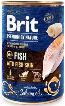 Brit Premium by Nature Dog Fish with Fish Skin | Wet (Lata)