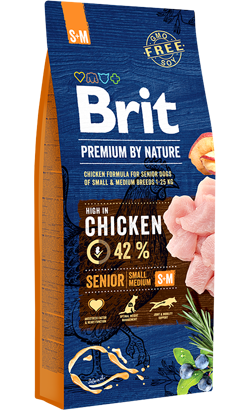 Brit Premium by Nature Senior Small & Medium Dog