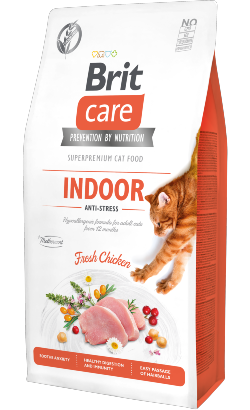 Brit Care Cat Grain-Free Indoor Anti-Stress | Chicken & Peas