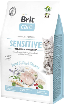 Brit Care Cat Grain Free Sensitive Food Allergy Management | Insect & Herring