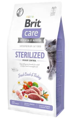 Brit Care Cat Grain Free Sterilized Weight Control | Duck & Turkey