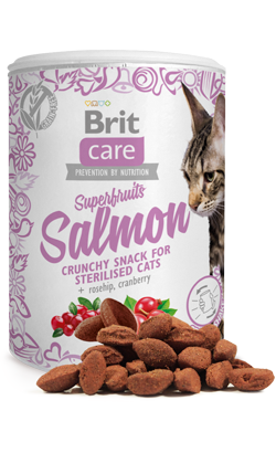 Brit Care Cat Snack Superfruits Salmon