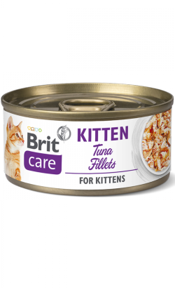 Brit Care Cat Tuna Fillets for Kittens | Wet (Lata)