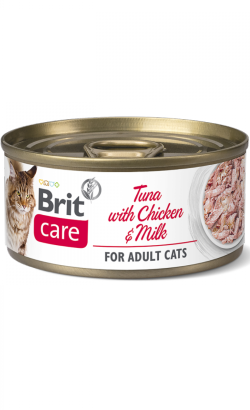 Brit Care Cat Tuna with Chicken and Milk | Wet (Lata)