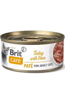 Brit Care Cat Turkey Paté with Ham | Wet (Lata)