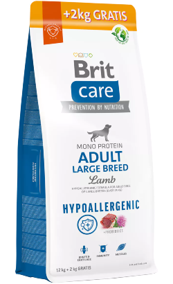 Brit Care Dog Adult Large Breed Hypoallergenic | Lamb - Bónus