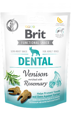 Biscoitos para cão Brit Care Dog Functional Snack Dental Venison Biscoitos para cão Brit Care Dog Functional Snack Dental Venison - Biscoitos & Snacks para Cães