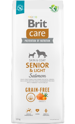 Brit Care Dog Grain-free Senior & Light | Salmon