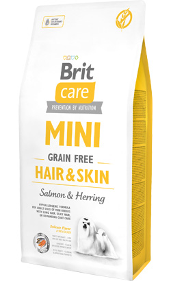 Brit Care Dog Mini Hair & Skin Grain-free | Salmon & Herring