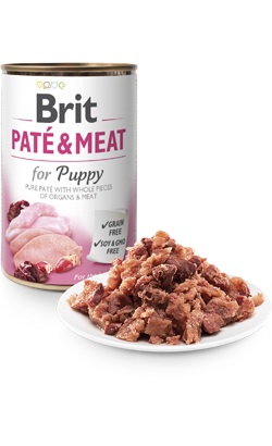 Brit Care Dog Paté & Meat for Puppy | Wet (Lata)