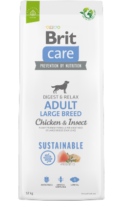 Brit Care Dog Sustainable Adult Large Breed | Chicken & Insect