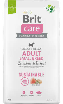 Brit Care Dog Sustainable Adult Small Breed | Chicken & Insect