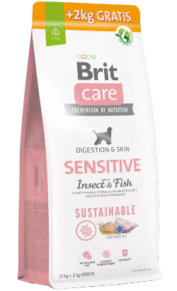 Brit Care Dog Sustainable Sensitive | Fish & Insect - Bónus