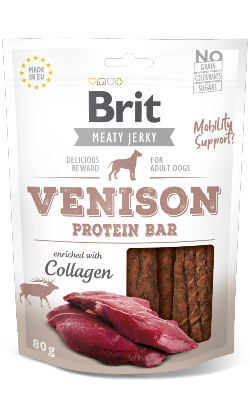 Brit Dog Meat Jerky Snack Venison Protein Bar