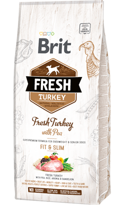 Brit Fresh Dog Light Fit & Slim with Turkey & Pea