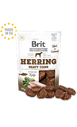 Brit Dog Meat Jerky Snack Herring Meaty Coins