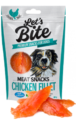 Brit Let's Bite Dog Meat Snacks Chicken Fillet - Descontinuado Brit Let's Bite Dog Meat Snacks Chicken Fillet - Descontinuado