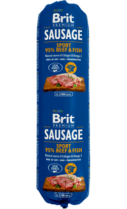 Brit Sausage Dog Sport Formula Beef & Fish