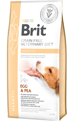 Brit Veterinary Diet Dog Hepatic Grain-Free Egg & Pea