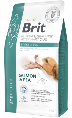 Brit Veterinary Diet Dog Sterilised Gluten & Grain-Free | Salmon & Pea	