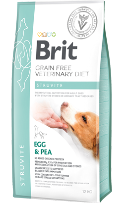 Brit Veterinary Diet Dog Struvite Grain-Free Egg & Pea
