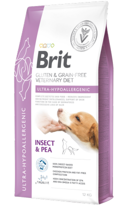 Brit Veterinary Diet Dog Ultra-Hypoallergenic Gluten & Grain-Free | Insect & Pea