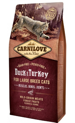 Carnilove Grain-Free Cat Adult Large Breed Duck & Turkey