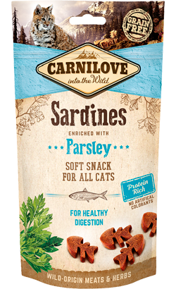 Carnilove Cat Soft Snack Sardines & Parsley