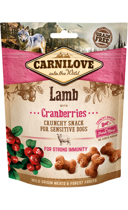 Carnilove Dog Crunchy Snack Lamb & Cranberries