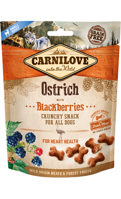 Carnilove Dog Crunchy Snack Ostrich & Blackberries