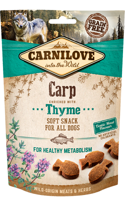 Carnilove Dog Soft Snack Carp With Thyme