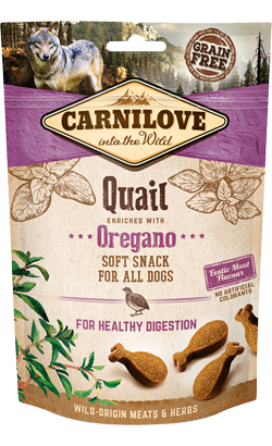 Carnilove Dog Soft Snack Quail & Oregano