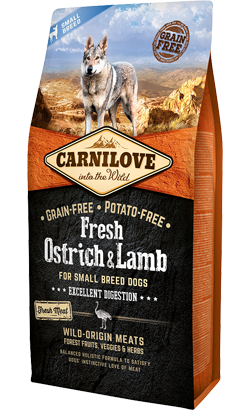 Carnilove Grain-Free Fresh Ostrich & Lamb Adult Small Dog