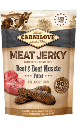 Carnilove Meat Jerky Beef & Beef Muscle Fillet
