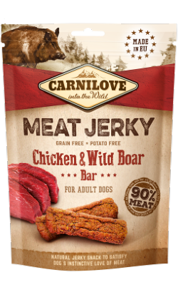 Carnilove Meat Jerky Chicken & Wild Boar Bar